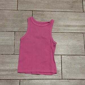 No boundaries pink tank top
